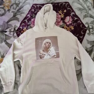Women's Cream Graphic Hoodie